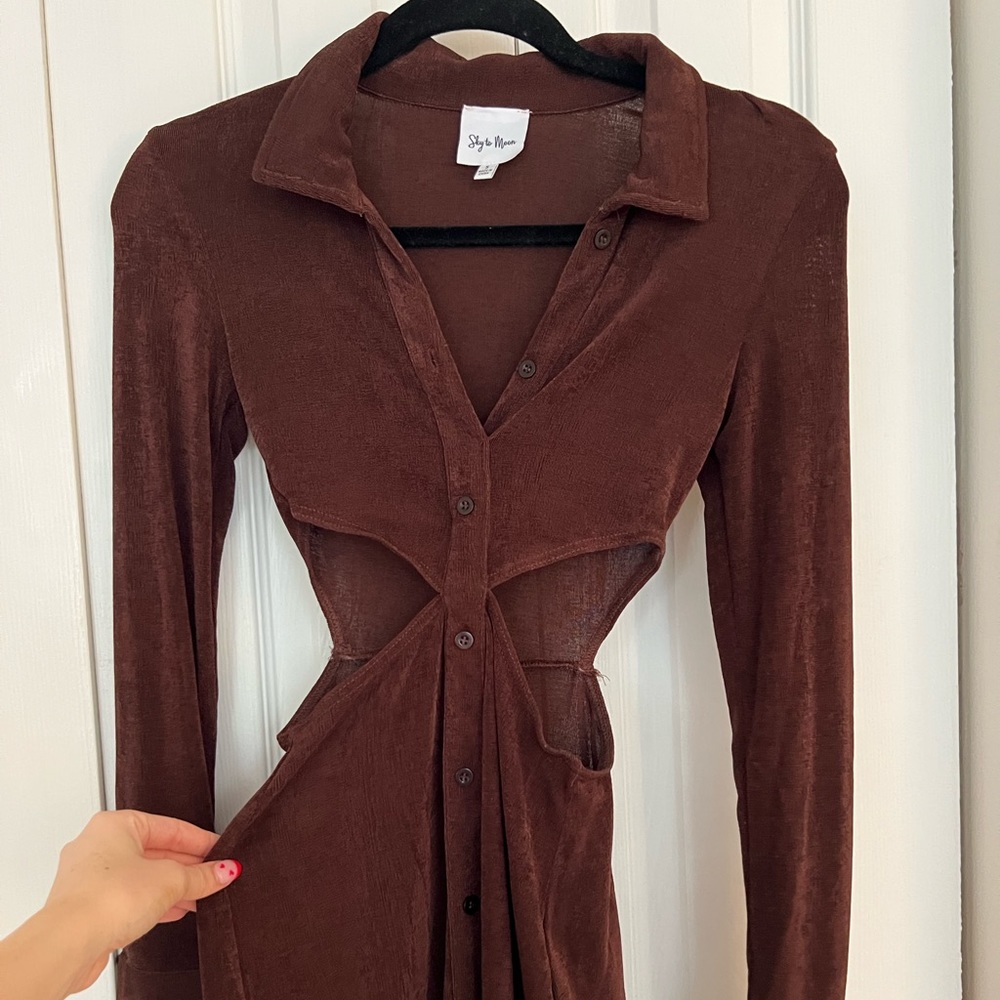 Cut Out Mini Dress